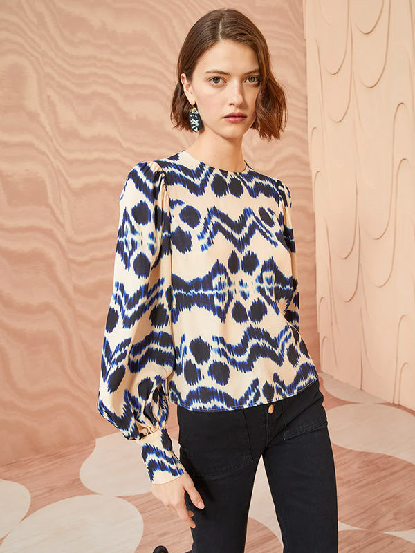 Ulla Johnson Lilliana Blouse in Nimbus