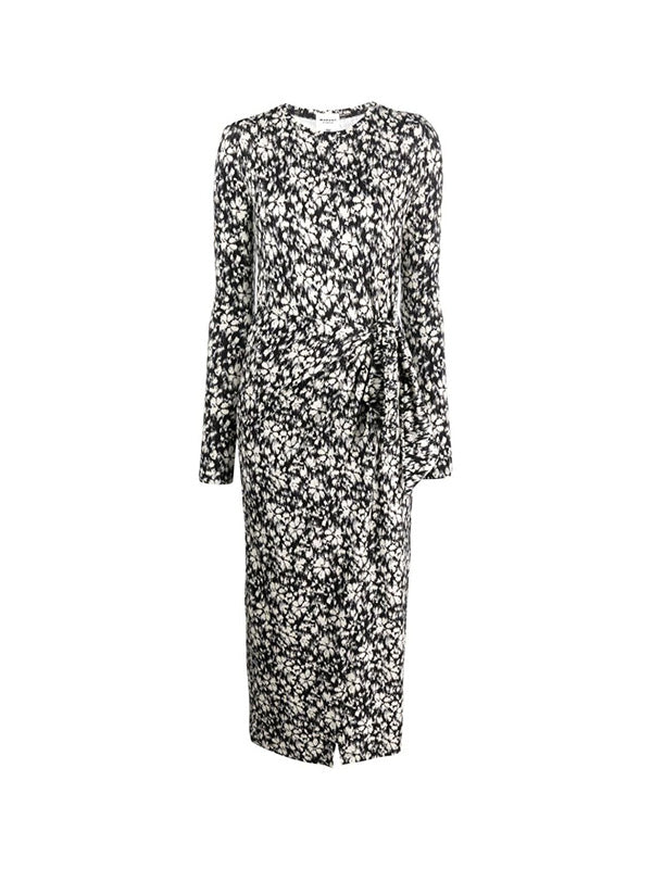 Isabel Marant Lisy Dress in Black/White