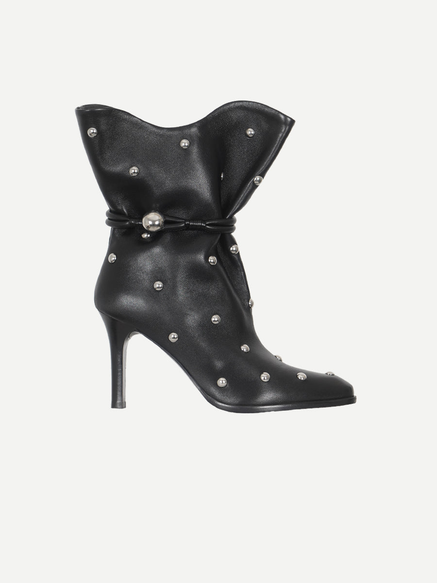 Isabel Marant Lolya Boots in Black/Silver