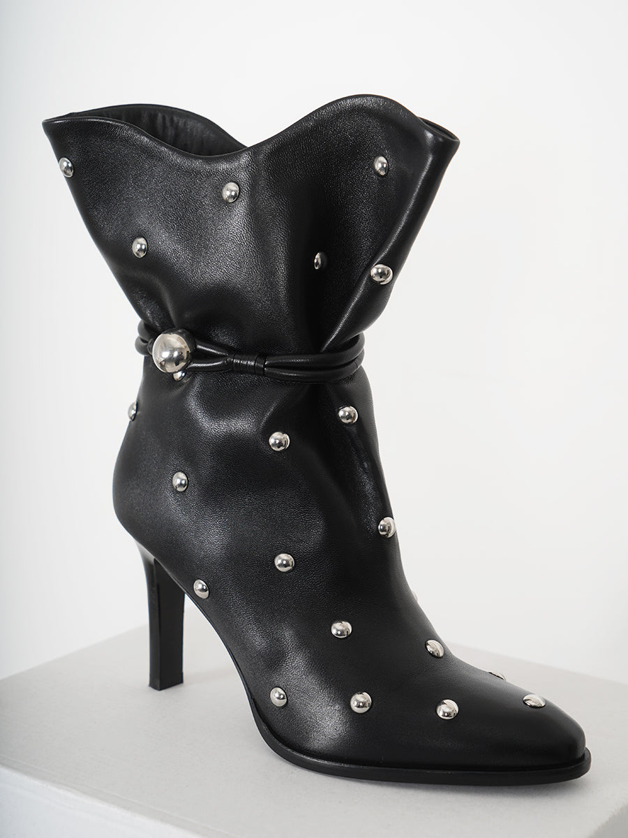 Isabel Marant Lolya Boots in Black/Silver