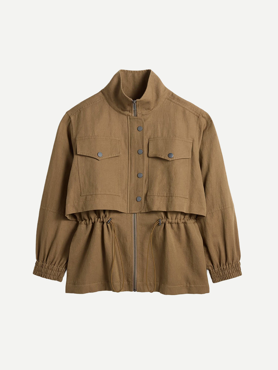 Apiece Apart Long Selva Jacket in Tobacco