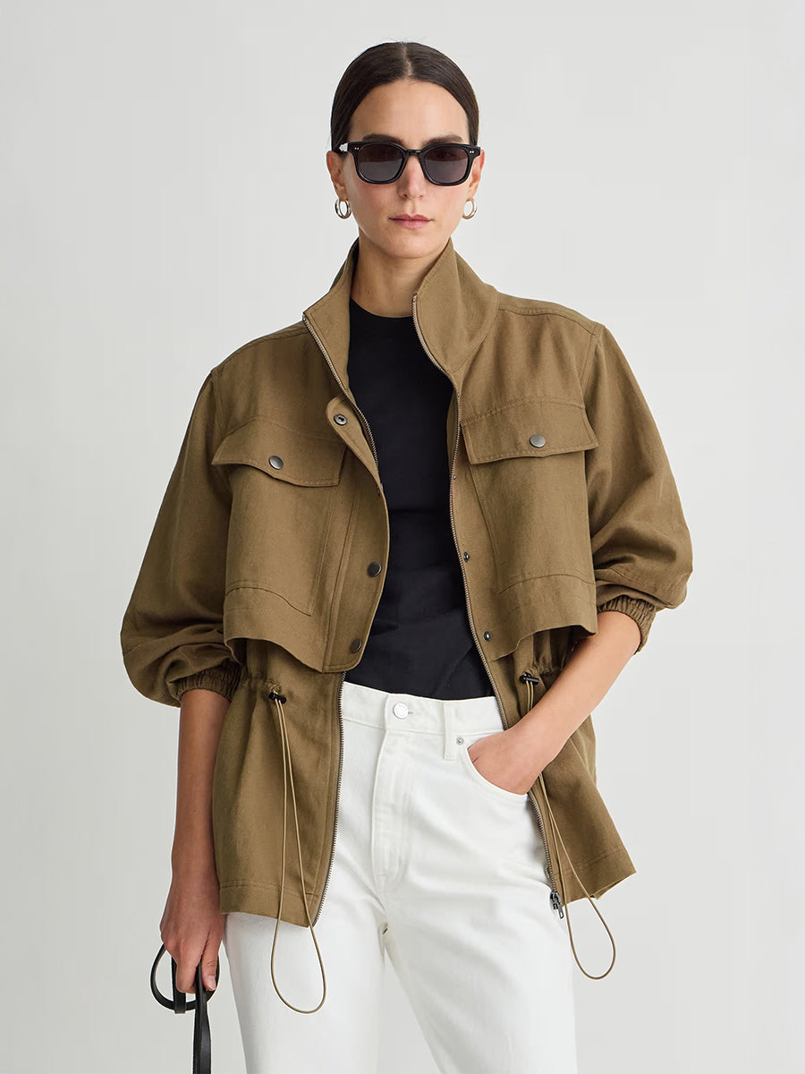 Apiece Apart Long Selva Jacket in Tobacco