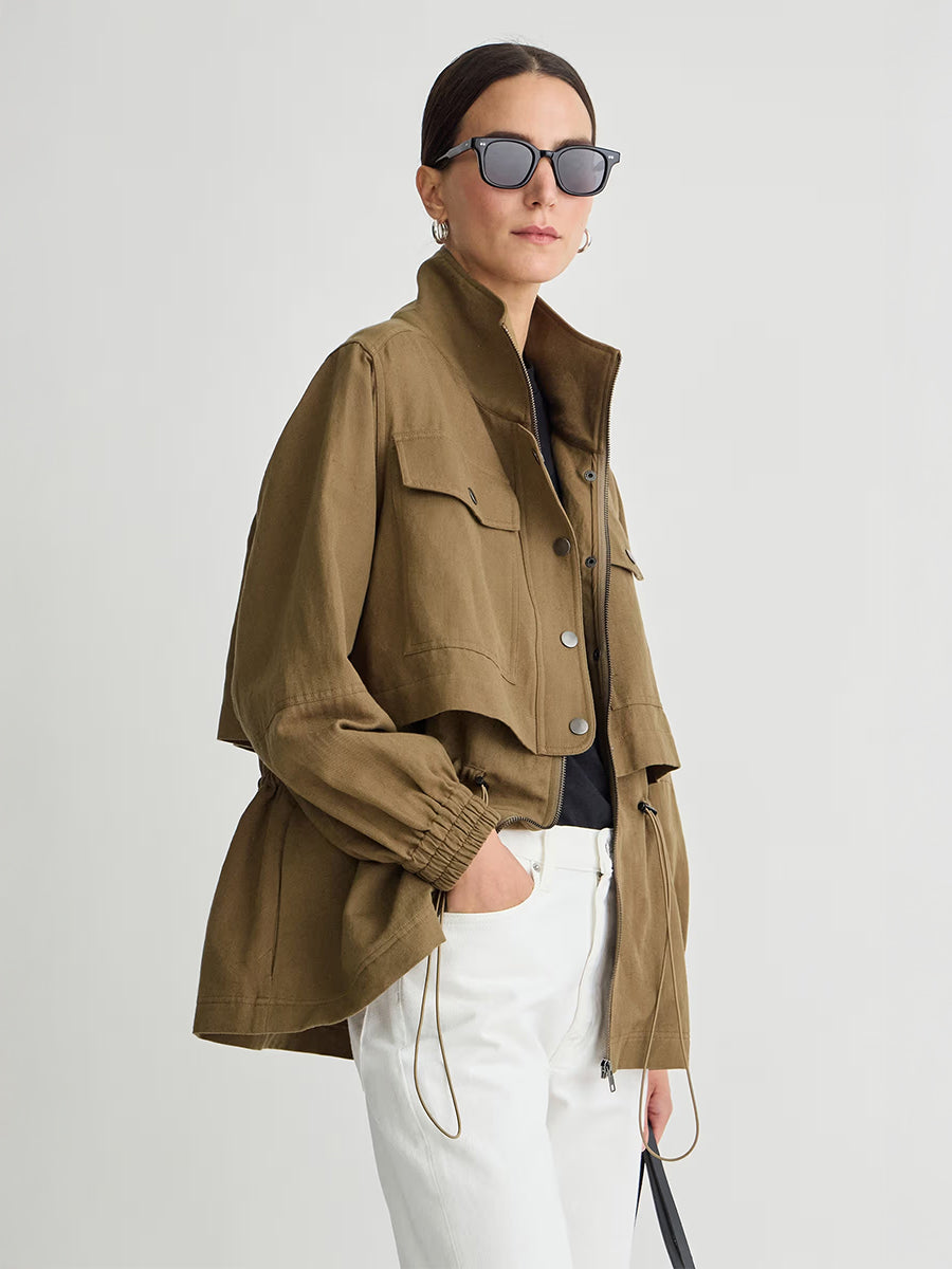 Apiece Apart Long Selva Jacket in Tobacco