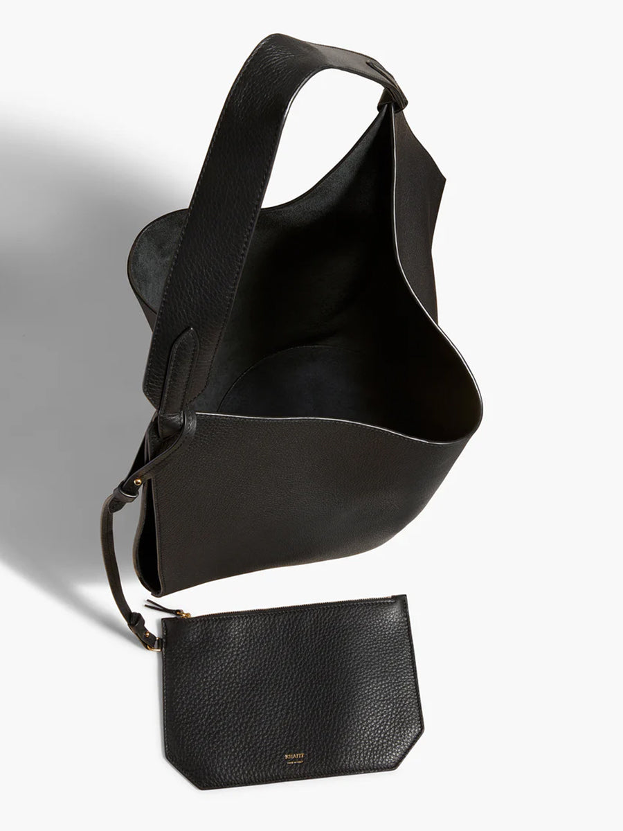 Khaite Lotus Medium Tote in Black | Shop Adam Heath in Perth, Western Australia