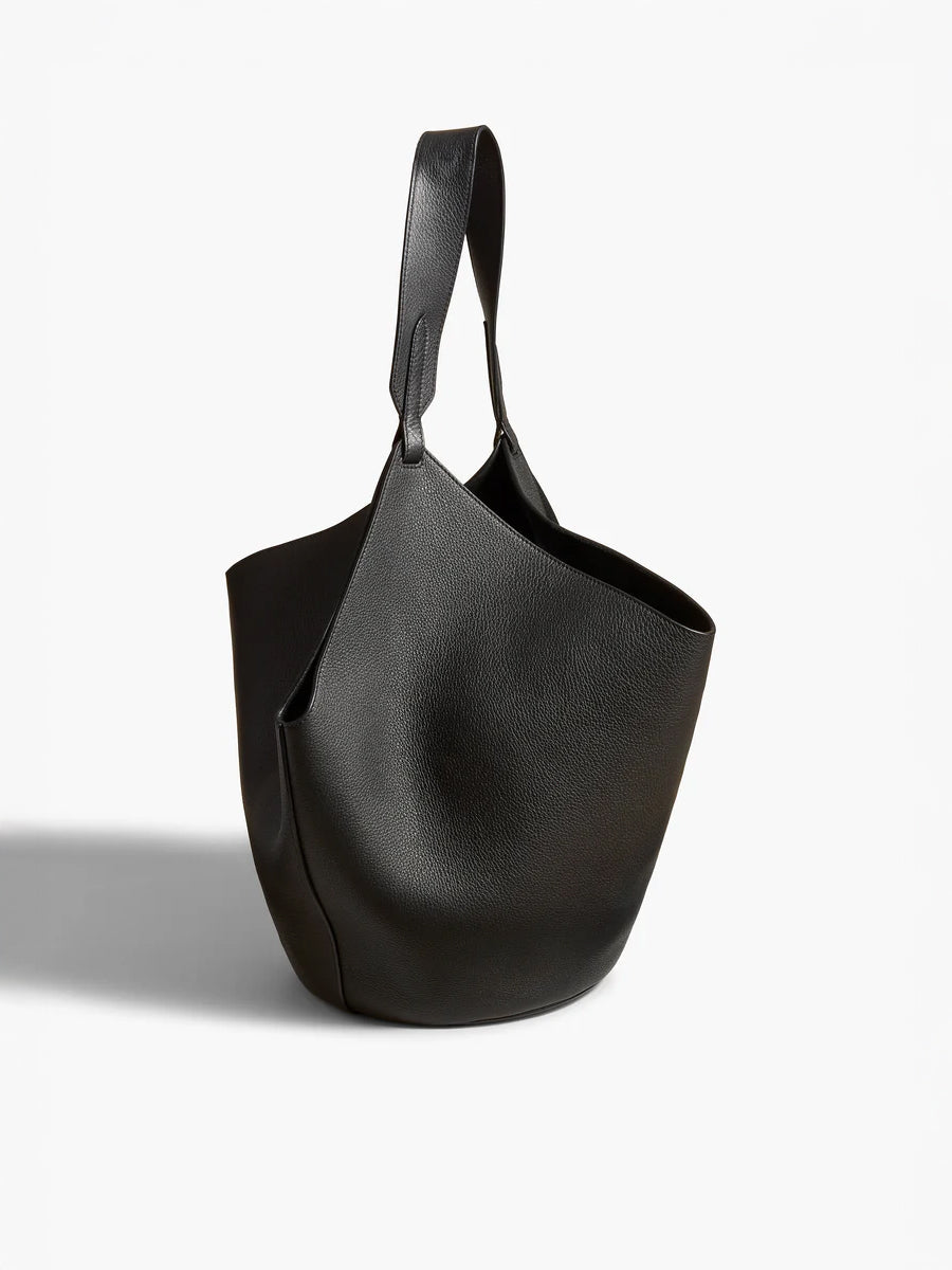 Khaite Lotus Medium Tote in Black | Shop Adam Heath in Perth, Western Australia
