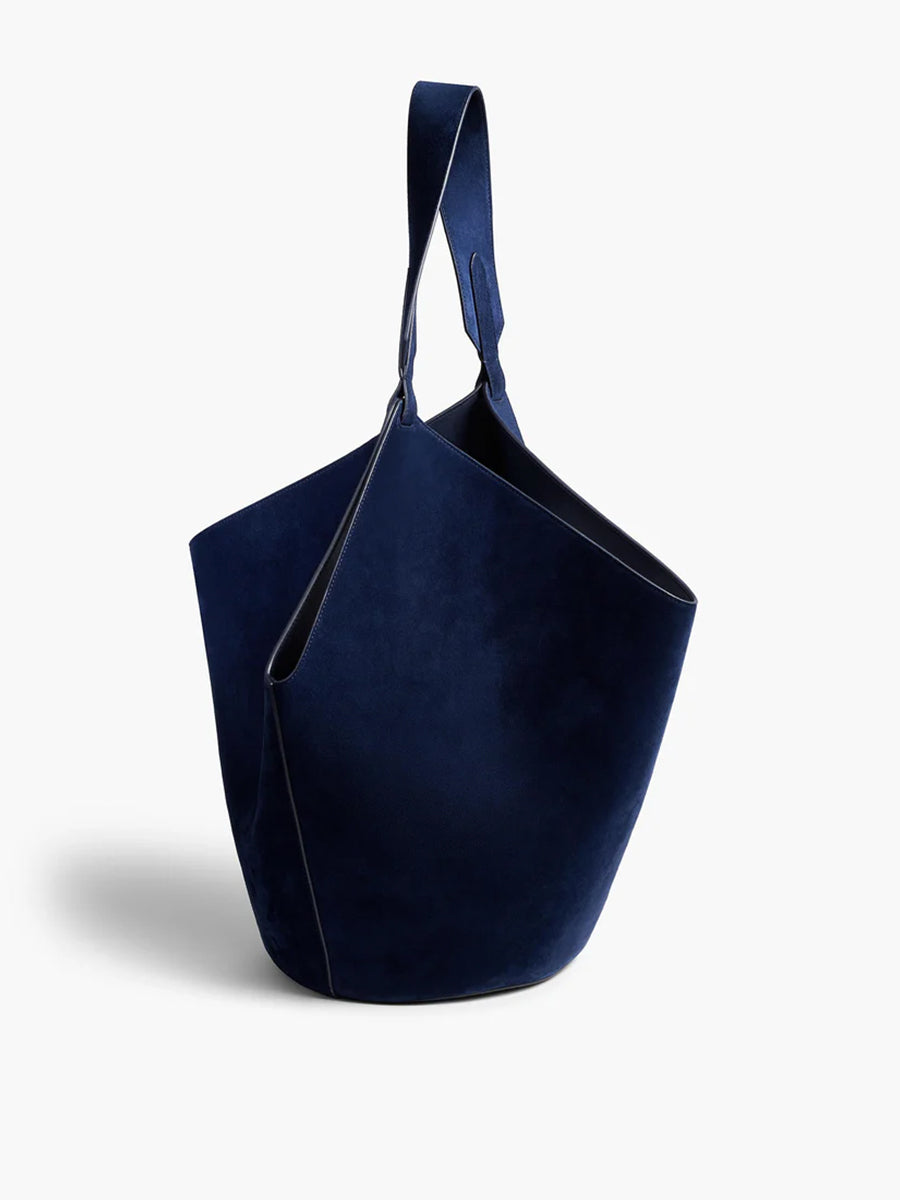 Khaite Lotus Medium Tote in Midnight Navy | Shop Adam Heath in Perth, Western Australia