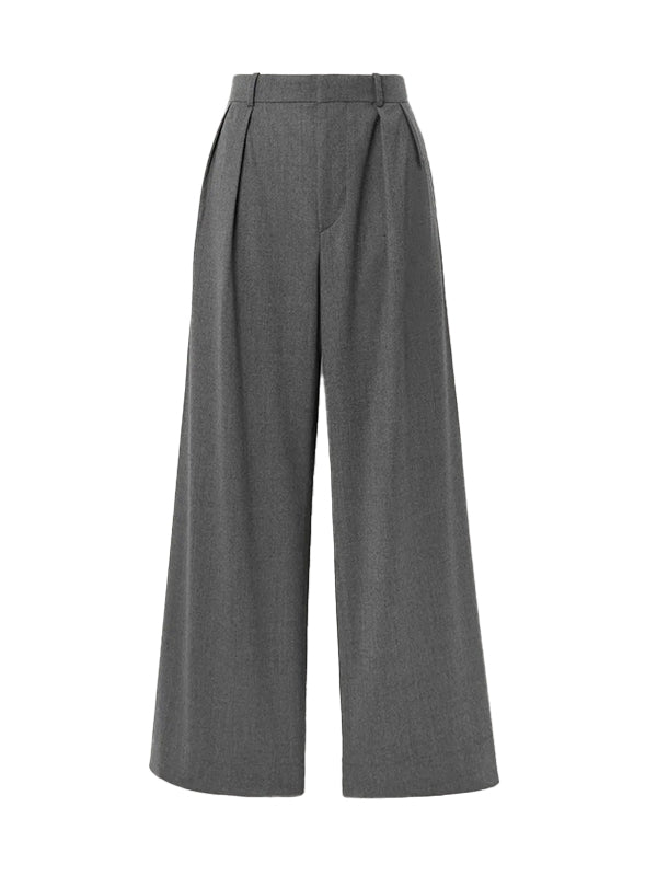 Wardrobe.NYC | Low Rise Trouser in Charcoal