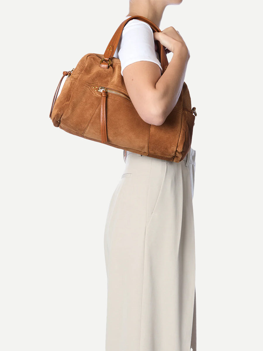Jerome Dreyfuss Lucky Bowling Bag in Caramel