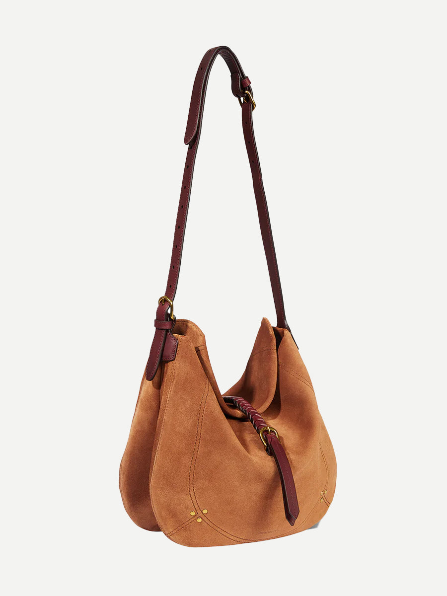 Jerome Dreyfuss Luis Braided Shoulder Bag in Caramel