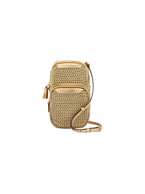 Anya Hindmarch Essentials Cross Body in Gold Metallic