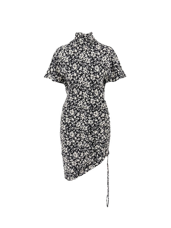 Isabel Marant Lya Dress in Black/White