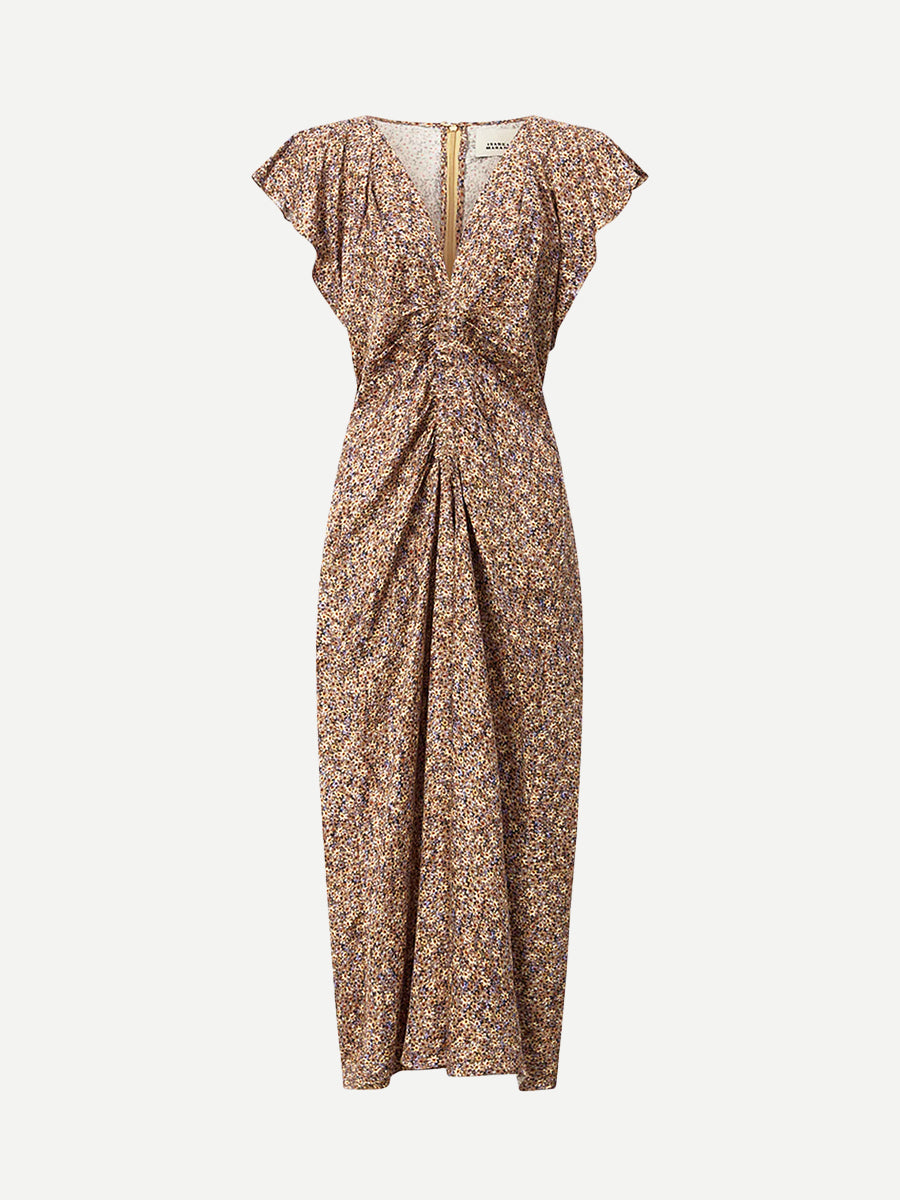 Isabel Marant Lyndsay Dress in Ochre