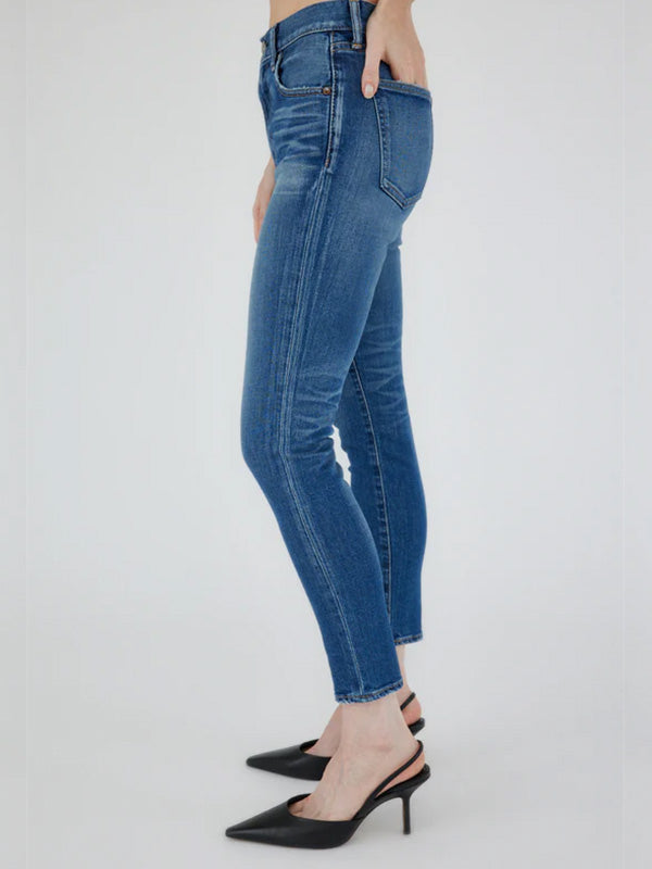 Moussy Vintage | MV Ballena Skinny Hi in Blue