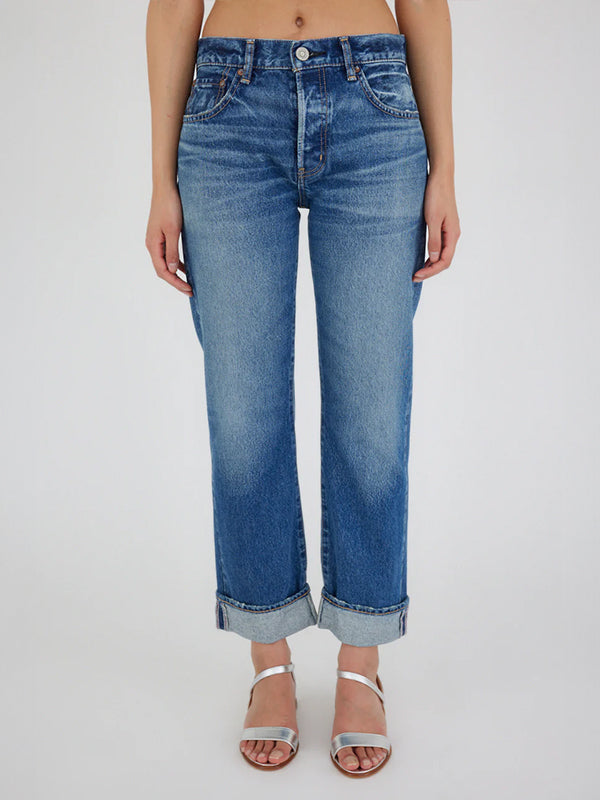 Moussy Vintage | MV Foxwood Straight in Blue