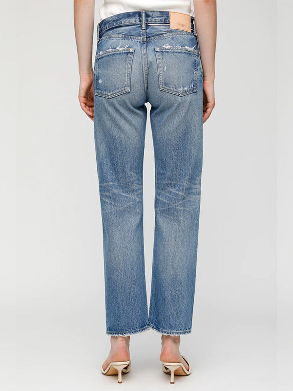 Moussy Vintage MV Loews Straight in Blue