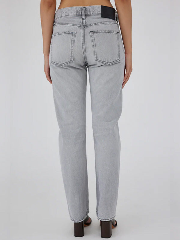 Moussy Vintage | MV Panaca Straight in Light Black