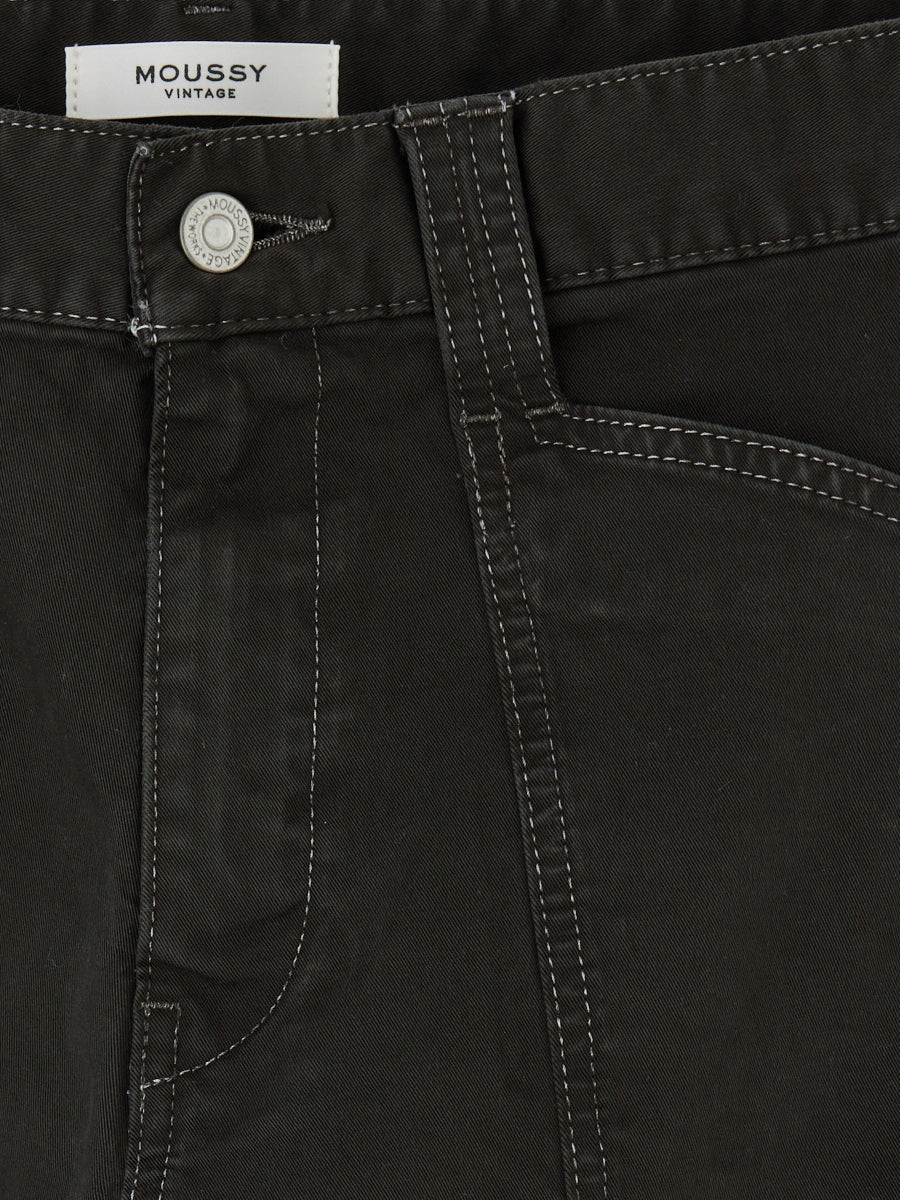 Gusset Cargo Pomonok Pants in Light Black