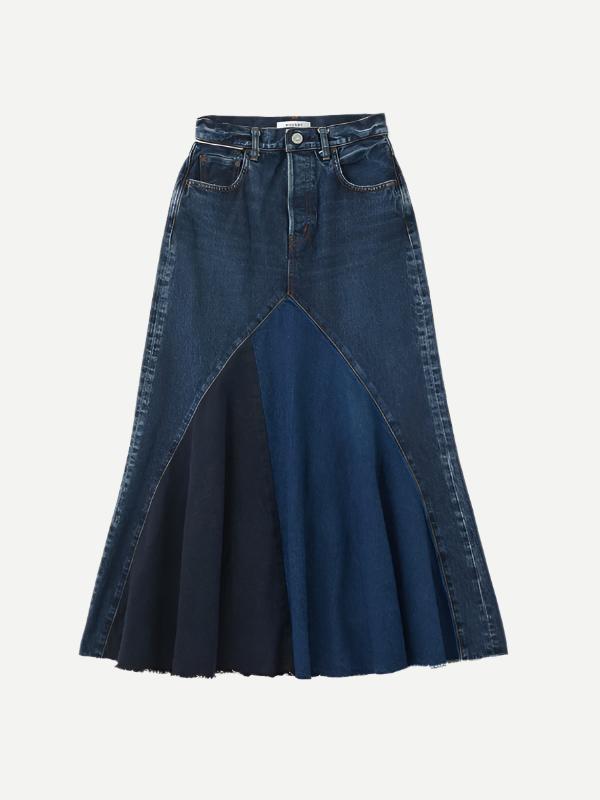 Moussy Vintage | MV Vicksburg Skirt in Dark Blue