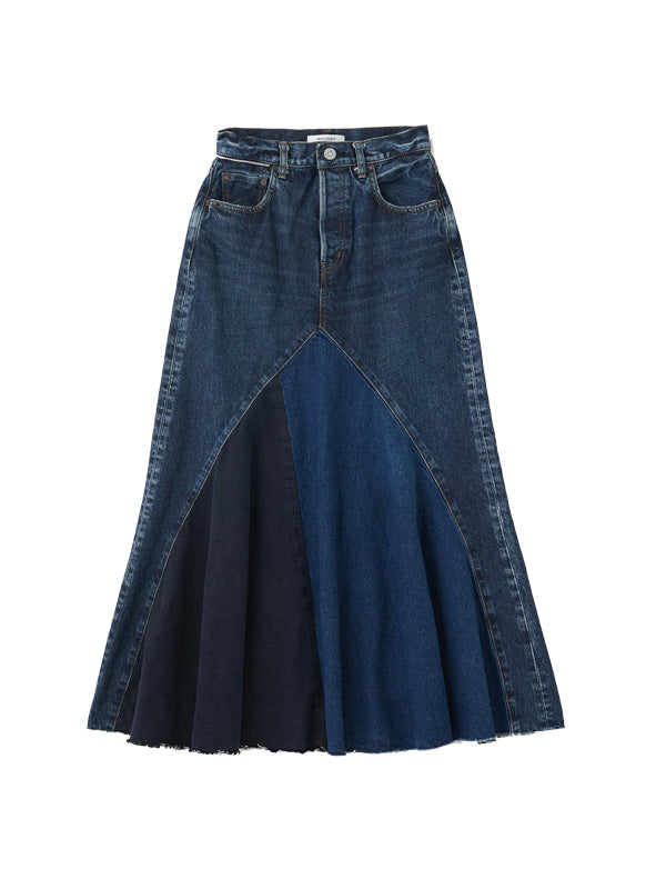 Moussy Vintage | MV Vicksburg Skirt in Dark Blue