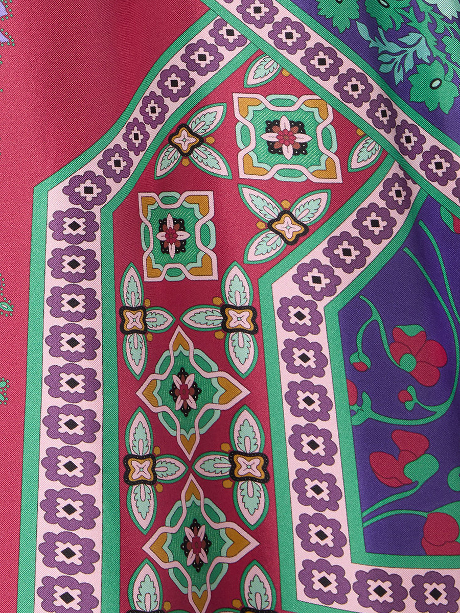 Magnifico Dress in Regalia Placee Red