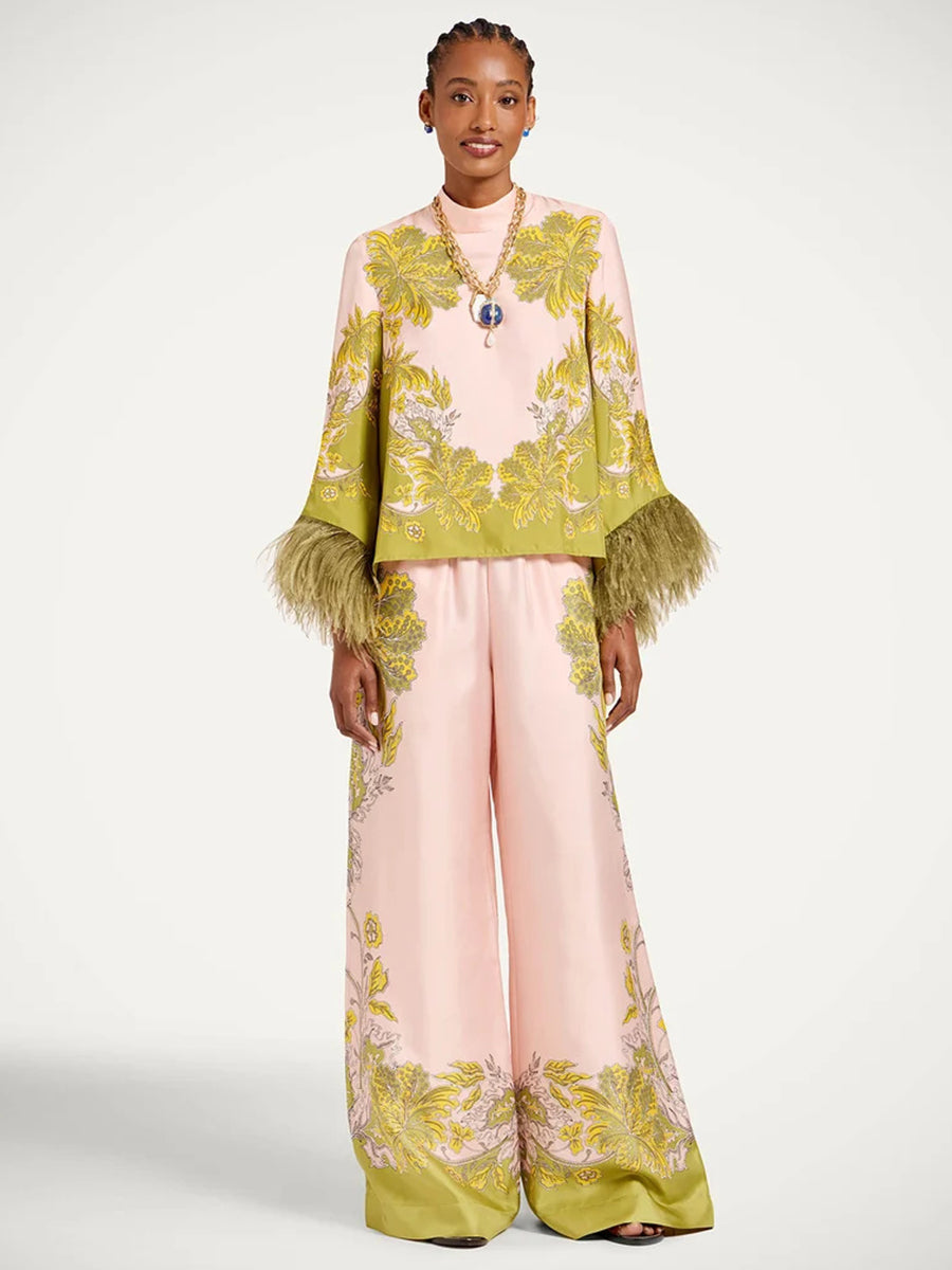 La DoubleJ Make an Exit Top Swathe Placee in Pink