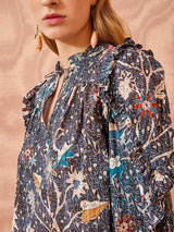 Ulla Johnson Manet Blouse in Jet