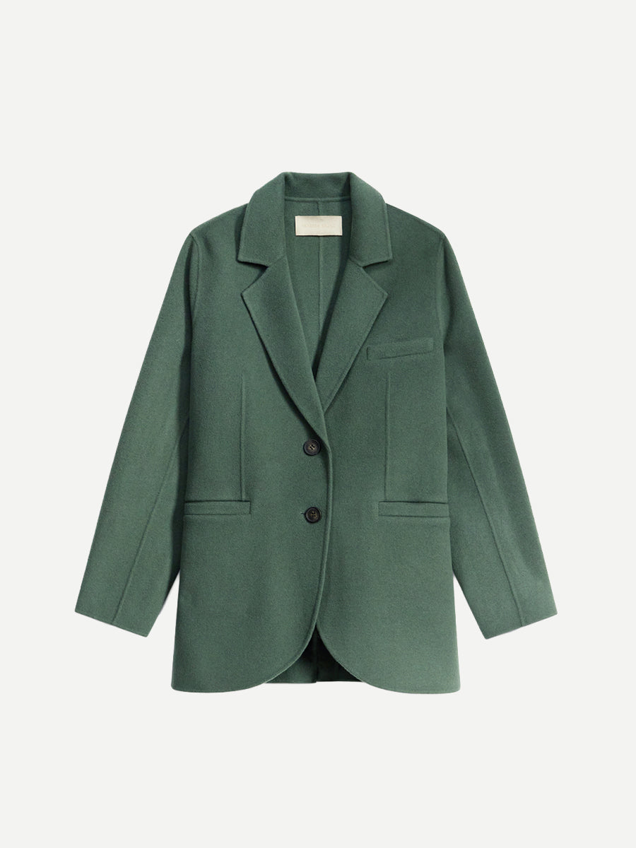 Vanessa Bruno Marc Wool Jacket in Almonde Green