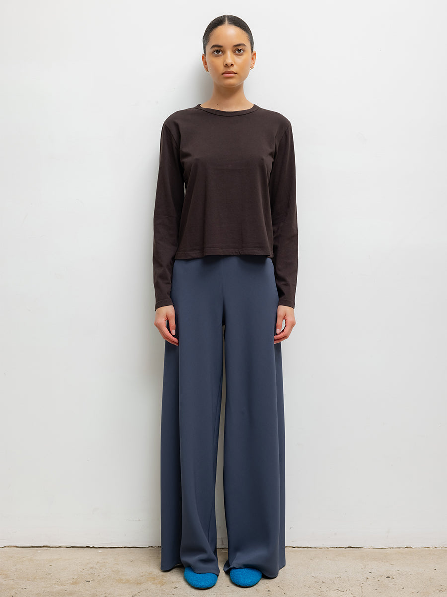 Margo Long Sleeve Tee in Chocolate