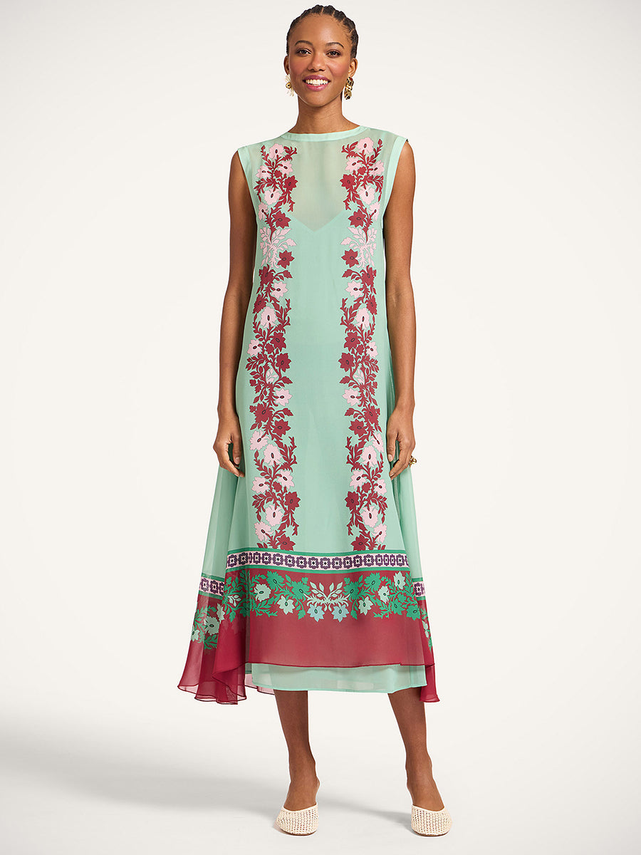 Maria Dress in Regalia Placee Menta