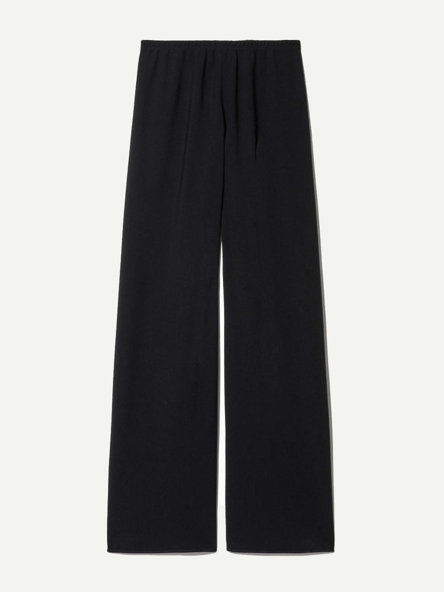 Nili Lotan Marlow Wide Leg Pant in Black