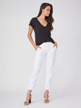 Paige Denim Mayslie Jogger in White
