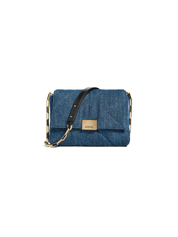 Isabel Marant | Merine Puffy Shoulder Bag in Dark Blue