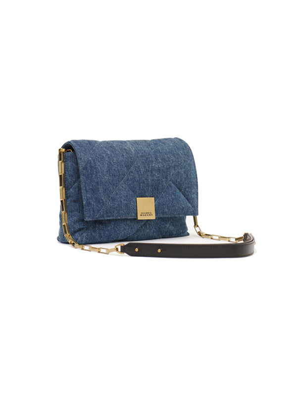Isabel Marant | Merine Puffy Shoulder Bag in Dark Blue