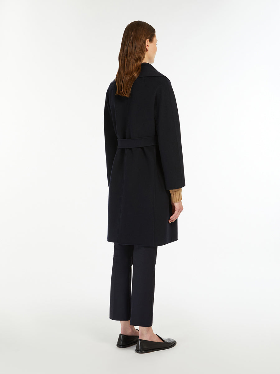 'S Max Mara Messi Coat in Midnight Blue