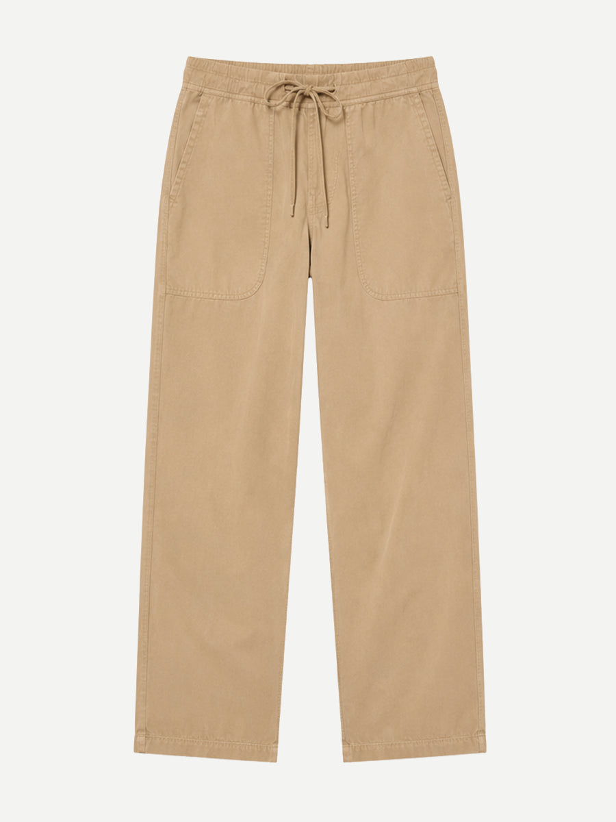 James Perse Micro Twill Casual Pant in Sand Pigment
