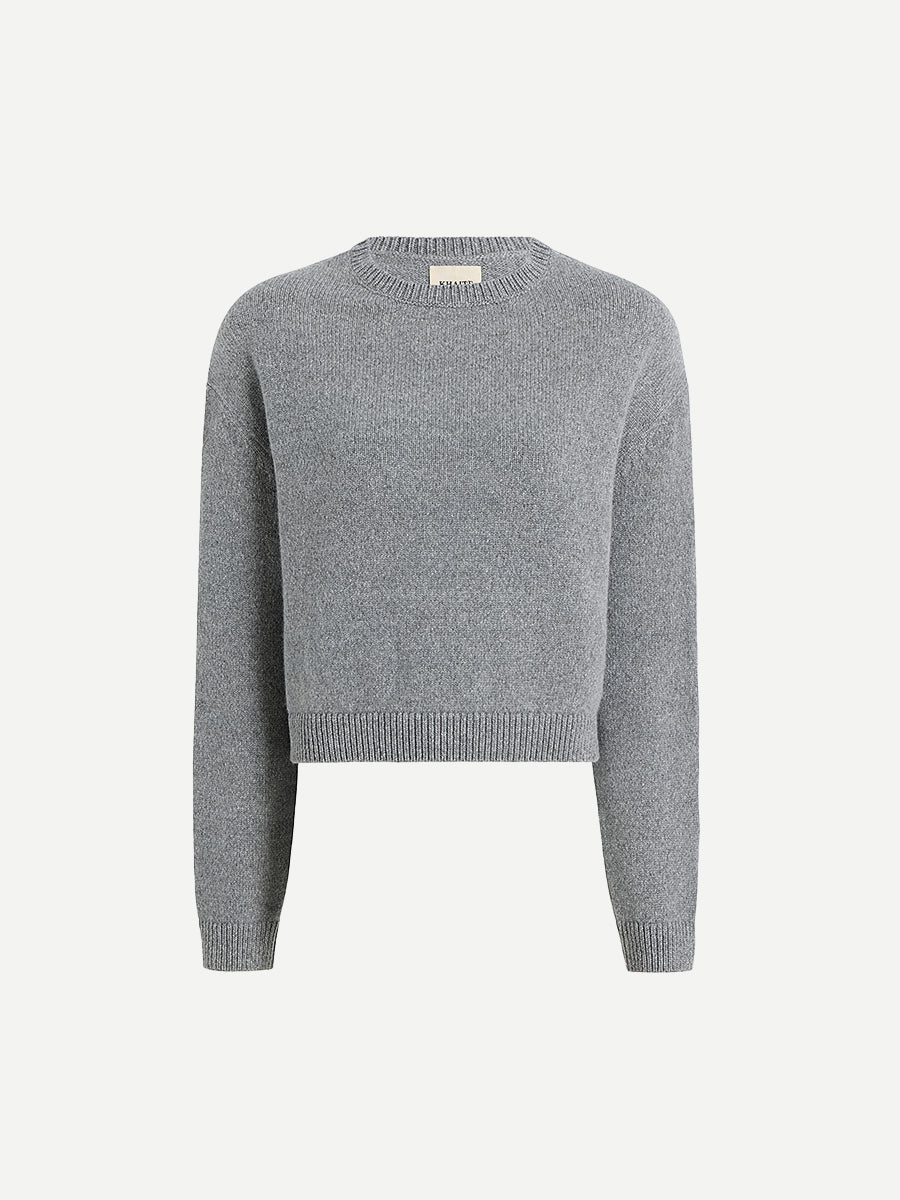 Khaite Milo Sweater in Fog | Shop Now at Adam Heath In Store and Online