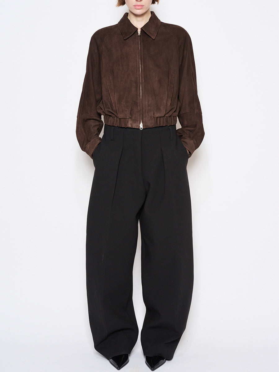 Mimi Suede Jacket in Chocolate