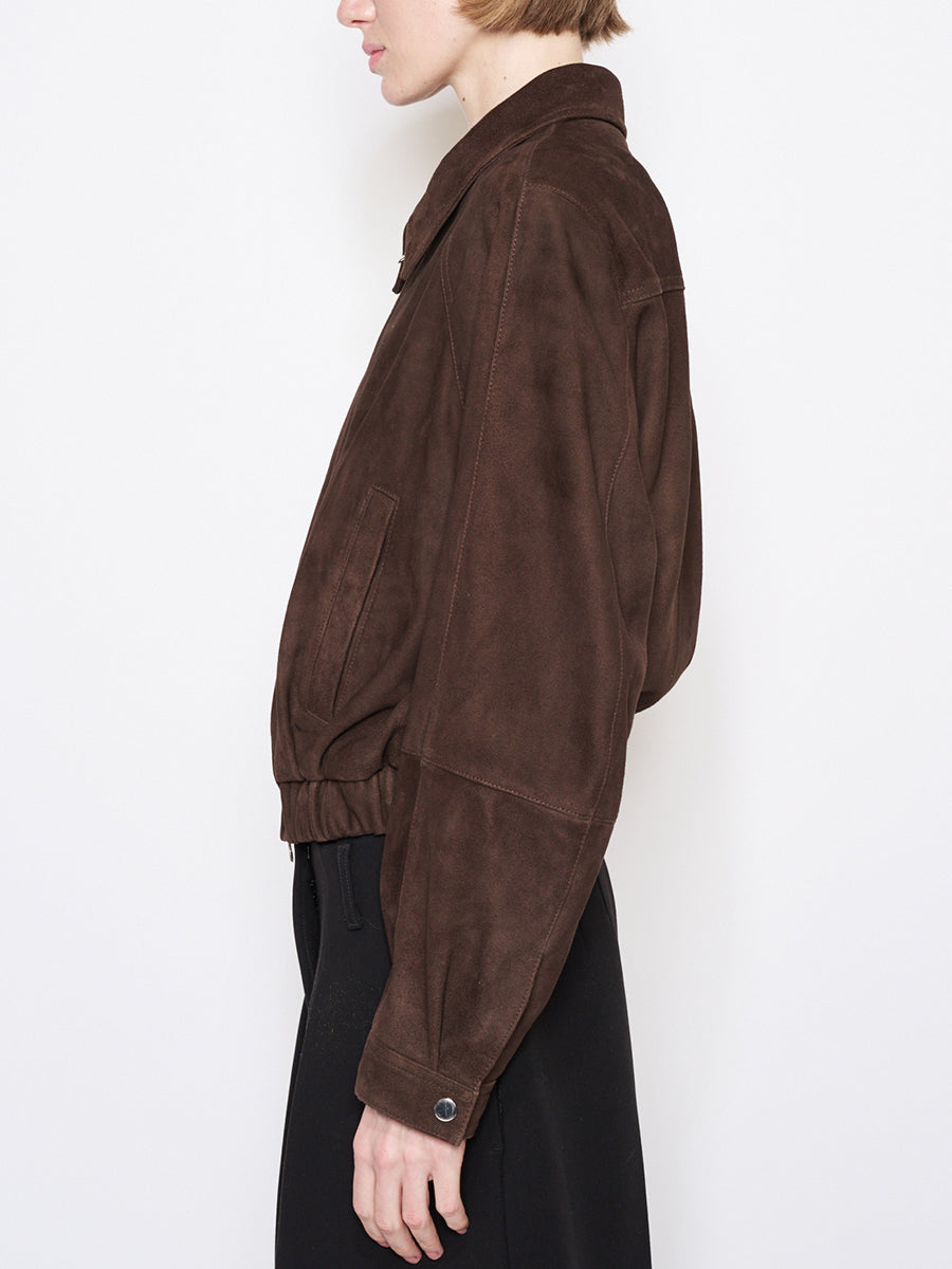 Mimi Suede Jacket in Chocolate