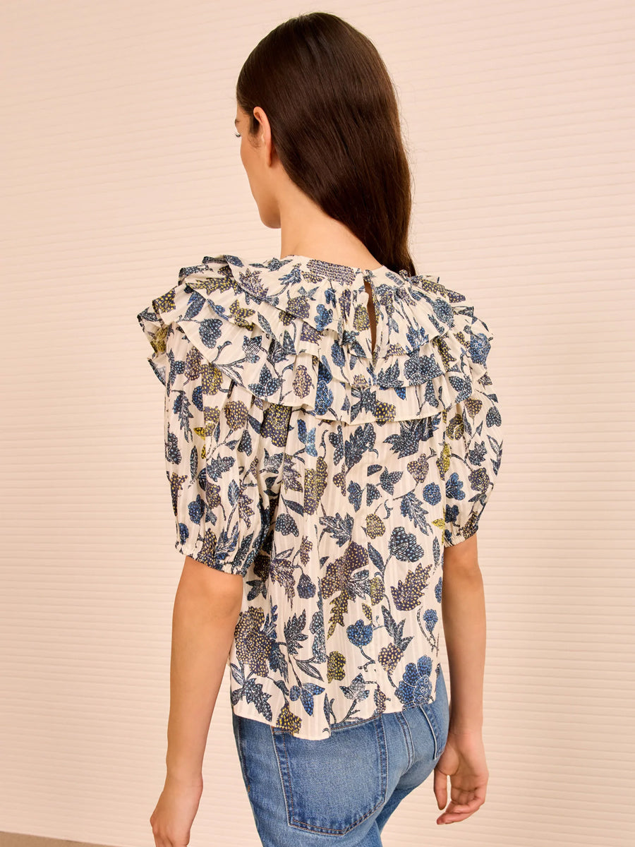 Mira Top in Porcelain