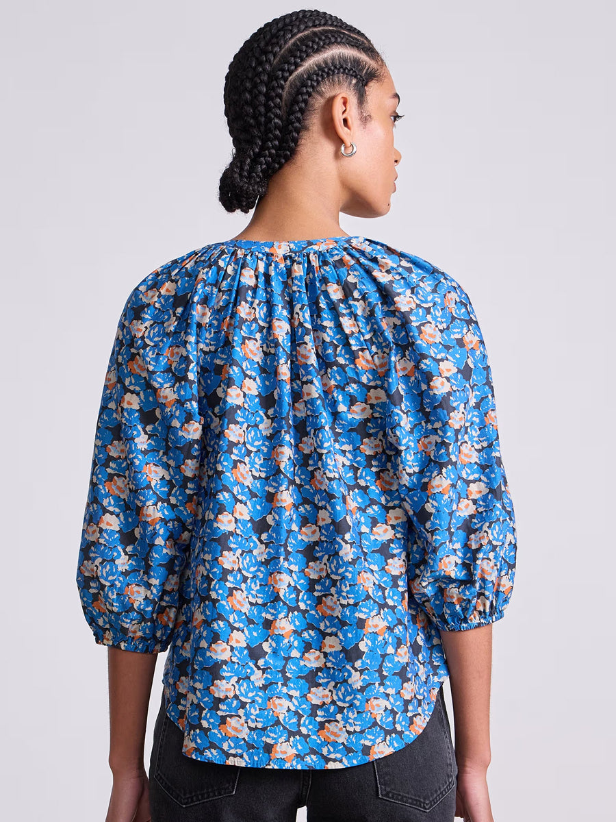 Mitte Top in Florette Blue