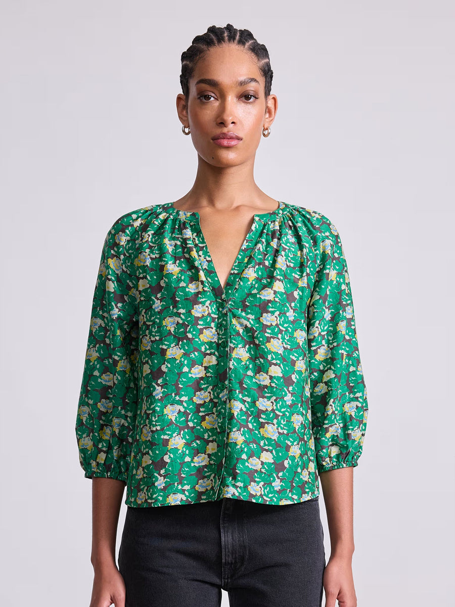 Mitte Top in Florette Emerald