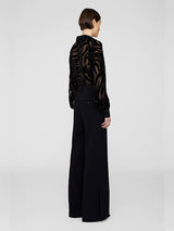 Anine Bing Mylah Shirt In Black Zebra