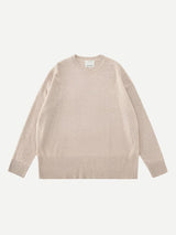 Aleger Cashmere N.20 Cashmere Oversized Crew in Flax