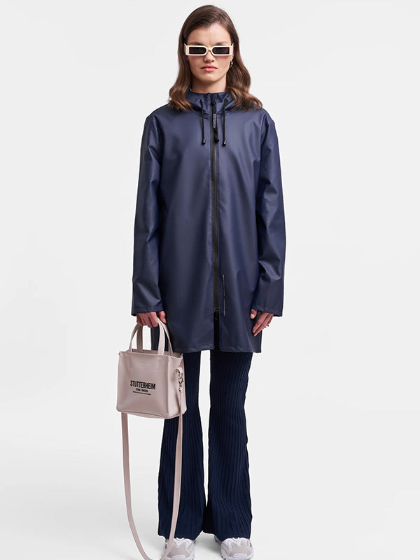 Stutterheim Navy Lightweight Stockholm Raincoat