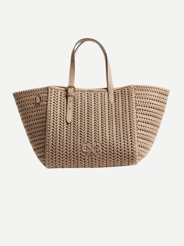 Anya Hindmarch | The Neeson Square Tote in Light Nude