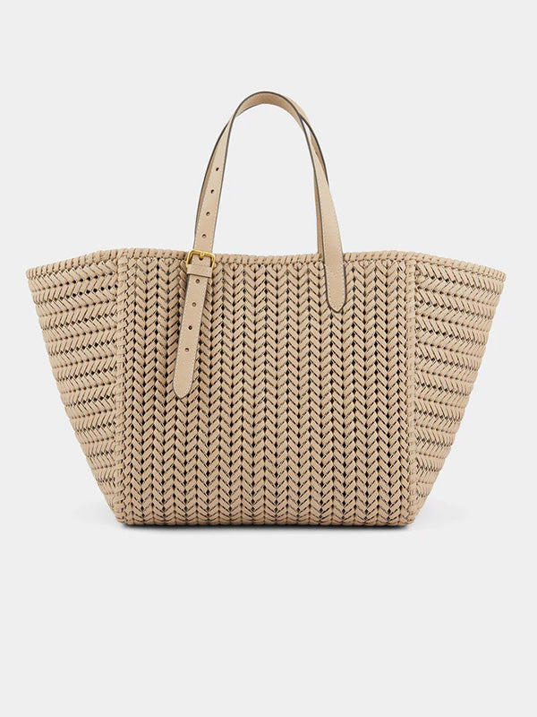 Anya Hindmarch | The Neeson Square Tote in Light Nude