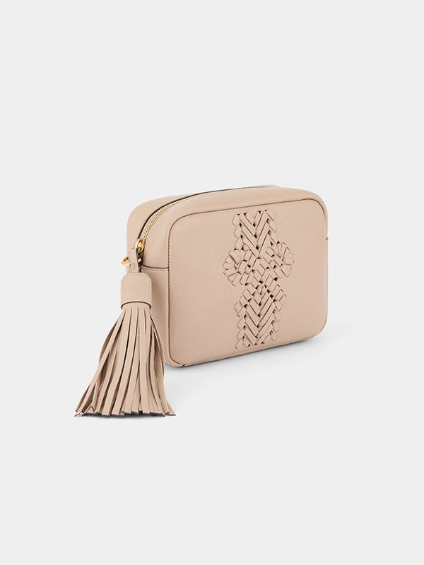 Anya Hindmarch The Neeson Tassel Cross Body in Nude