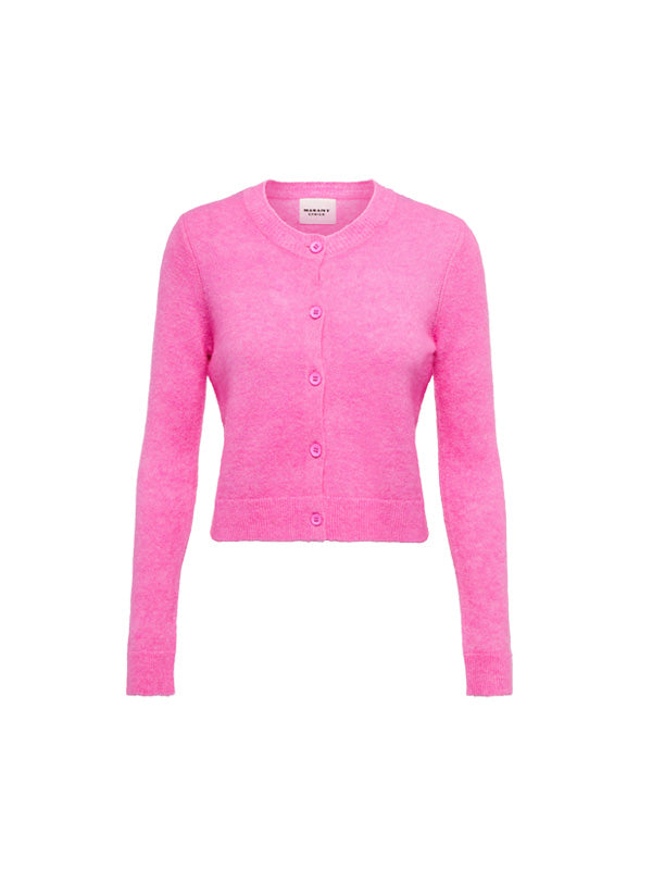 Isabel Marant Etoile Nita Cardigan in Fluo Pink