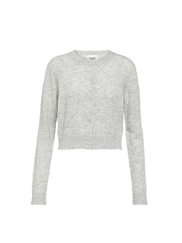 Isabel Marant Etoile Nita Cardigan in Light Grey