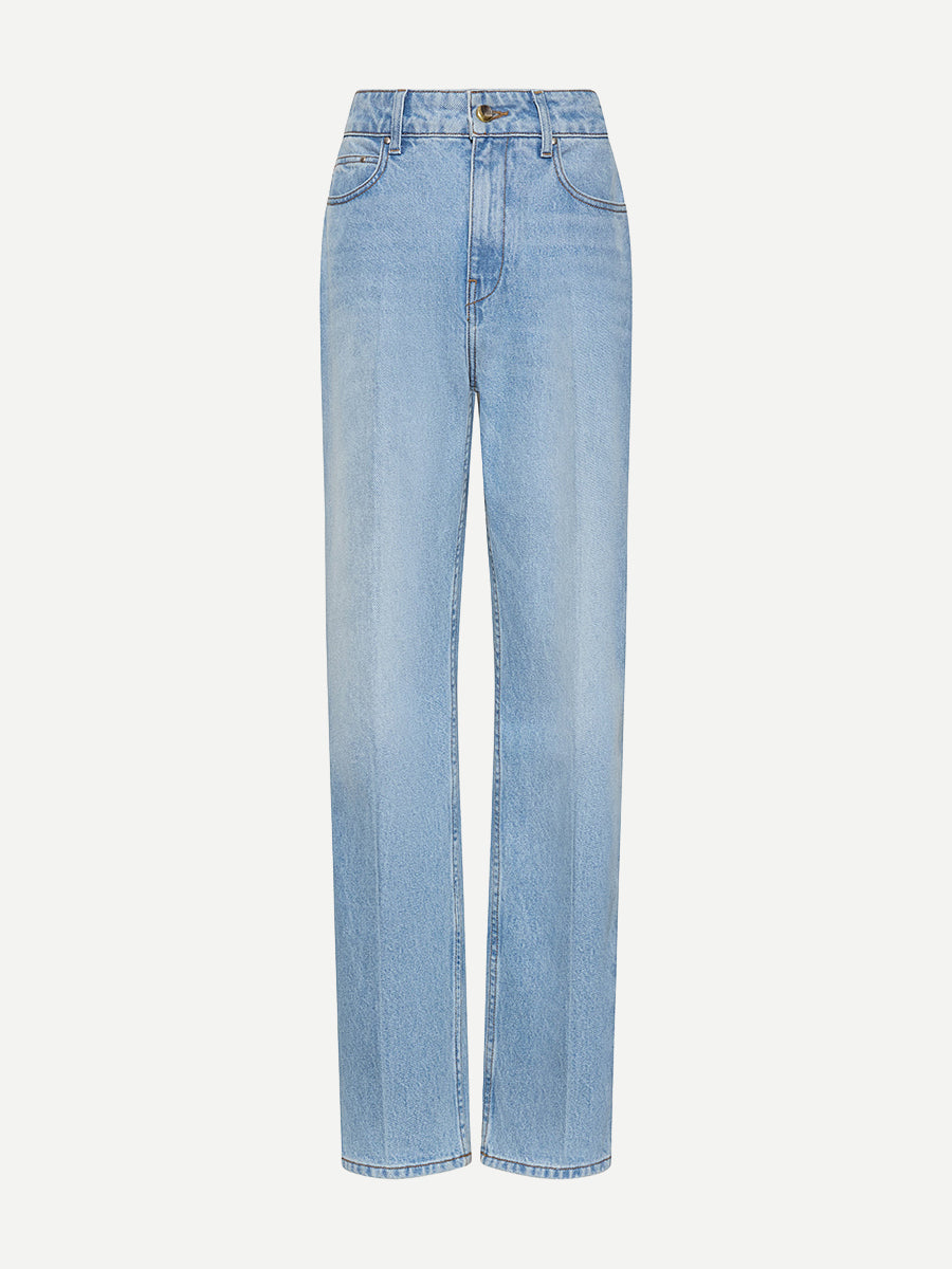 Noon Jean in Salt w Crease